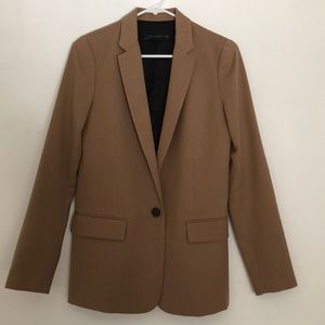 Zara Camel Wool Blazer